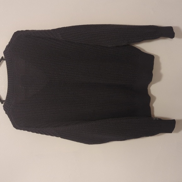 Grey Cable Knit Sweater - Picture 4 of 4